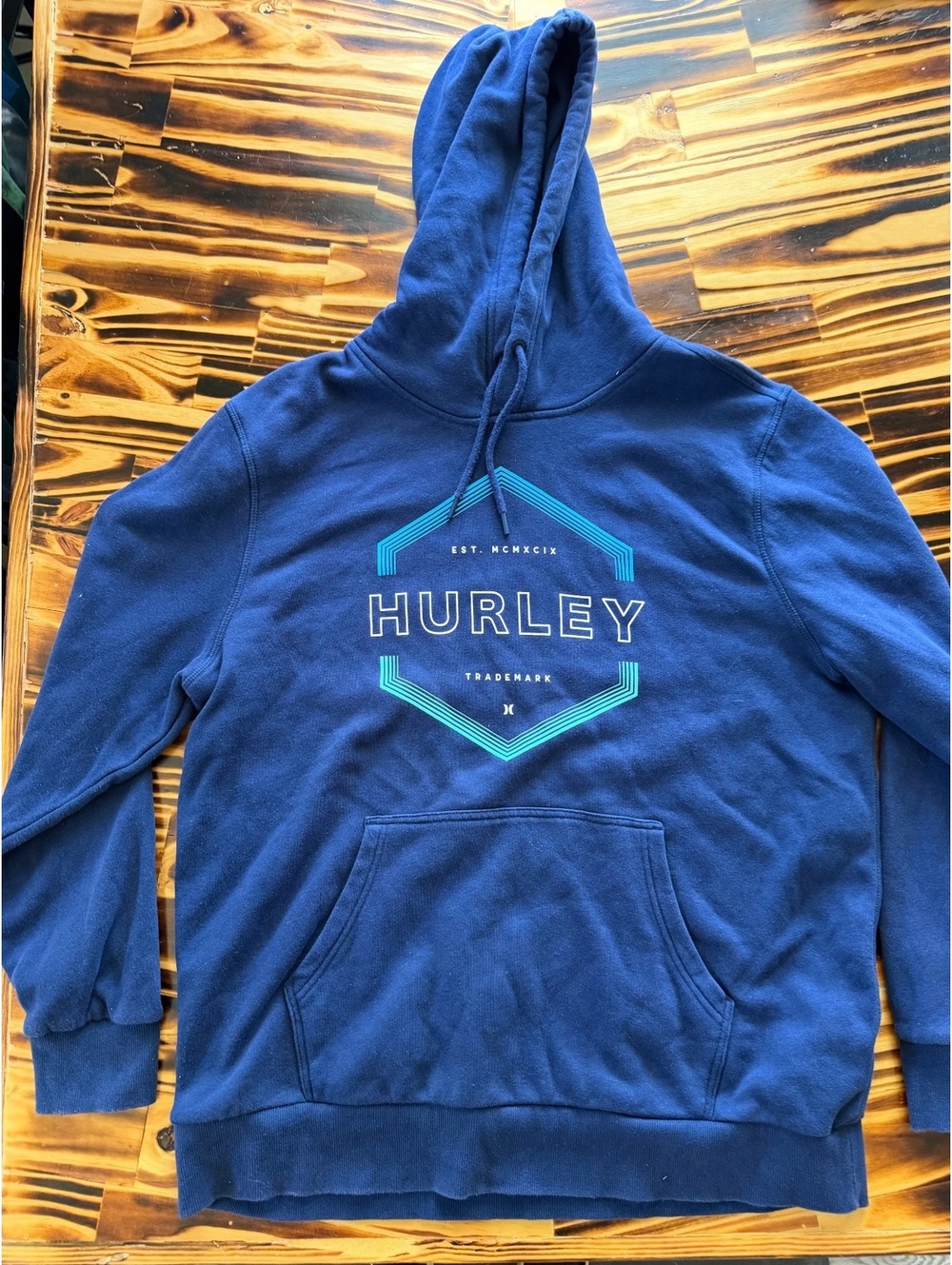 Hurley blue pullover hoodie